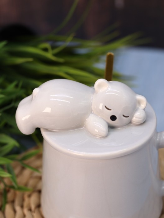 Кружка «Cure bear», grey (390 мл) 