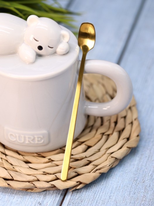 Кружка «Cure bear», grey (390 мл) 