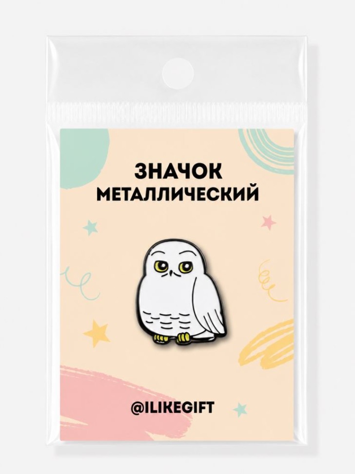 Значок металлический iLikeGift "Сова"