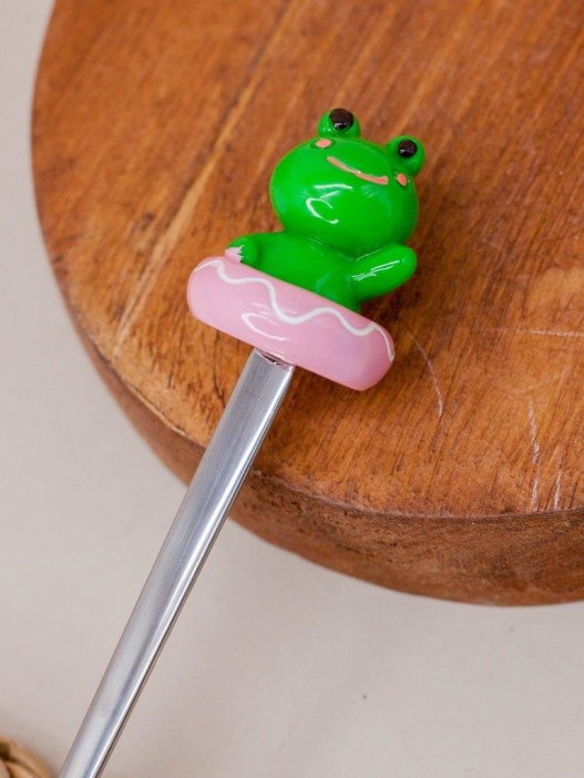Ложка десертная &quot;Funny frog&quot;, green 