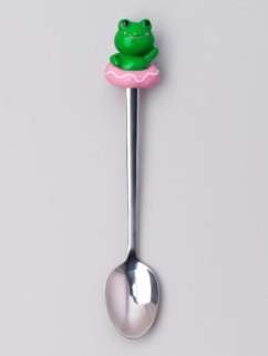 Ложка десертная &quot;Funny frog&quot;, green