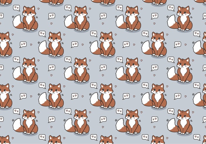 Обложка для паспорта Аниме «Many fox love», плотность 560 мкм 