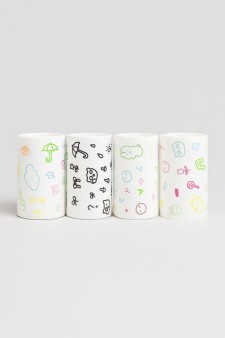 Набор наклеек "Bright drawings", mix (7,2см*2м)