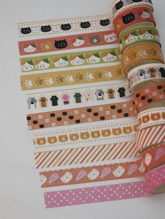 Набор декоративного скотча 10 шт. &quot;Cat life&quot; , mix (1.5см*2м) 