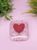 Контейнер для линз «Heart», pink 