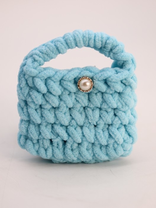 Сумочка для наушников &quot;Star&quot;, blue (11.5*9.5 см) 