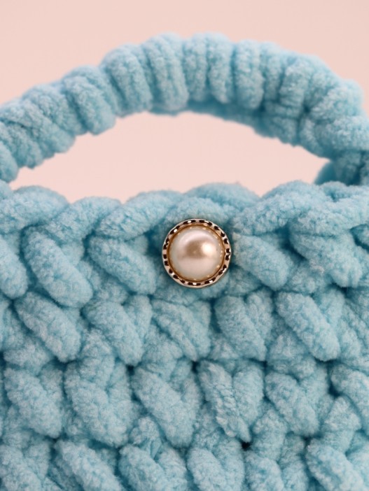 Сумочка для наушников &quot;Star&quot;, blue (11.5*9.5 см) 