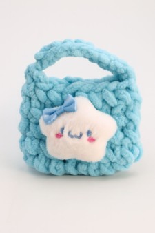 Сумочка для наушников "Star", blue (11.5*9.5 см)