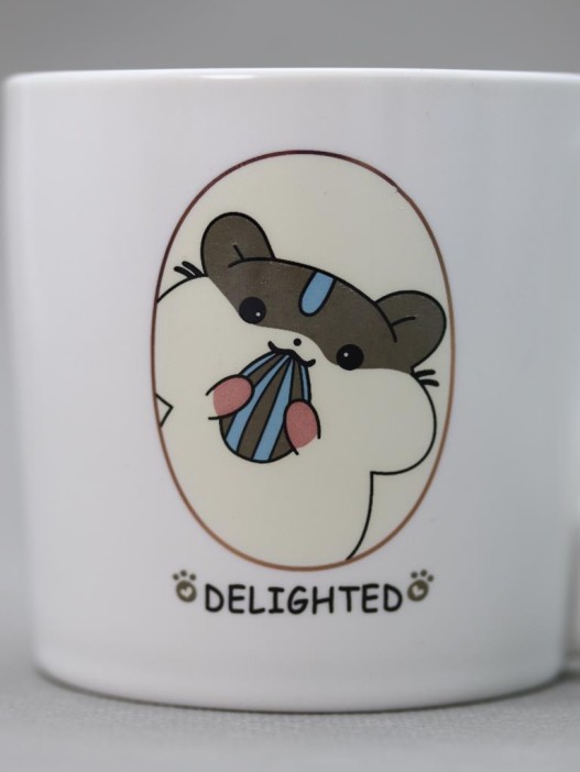 Кружка «Delighted hamster», brown (360 ml) 