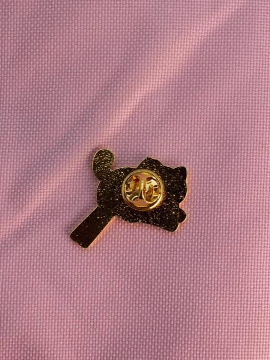 Значок металлический iLikeGift &quot;Cat chopsticks&quot; 