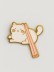 Значок металлический iLikeGift &quot;Cat chopsticks&quot; 