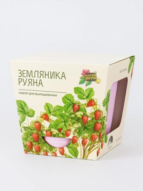 Набор для выращивания растений "Магия Цветов", "Земляника Руяна"