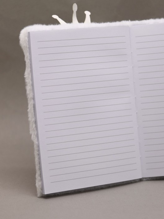 Блокнот плюшевый «Princess Meow» (21,5*14,5 см) 