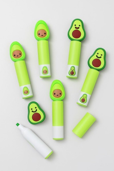 Маркер текстовыделитель "Avocado", mix 