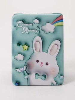 Зеркало "Cartoon rabbit", green