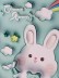 Зеркало &quot;Cartoon rabbit&quot;, green 