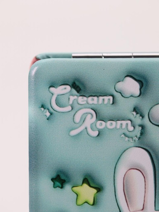 Зеркало "Cartoon rabbit", green 