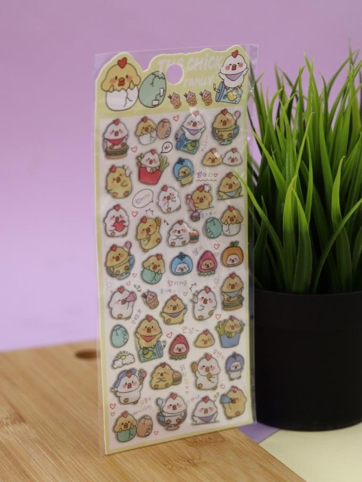 Наклейки объемные "Wind-up duck" (20,5*9 см) 