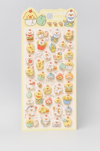 Наклейки объемные "Wind-up duck" (20,5*9 см)