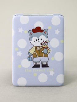 Зеркало "The forest club", purple