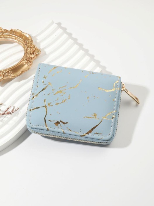 Кошелек &quot;Marbleized purse&quot;, blue (11*8,5 см) 