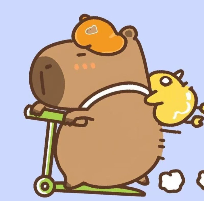 Алмазная мозаика на подрамнике Draw Me! «Capybara on a scooter», (20*20 см) 