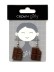 Серьги акриловые GIRLY &quot;A piece of chocolate&quot; 