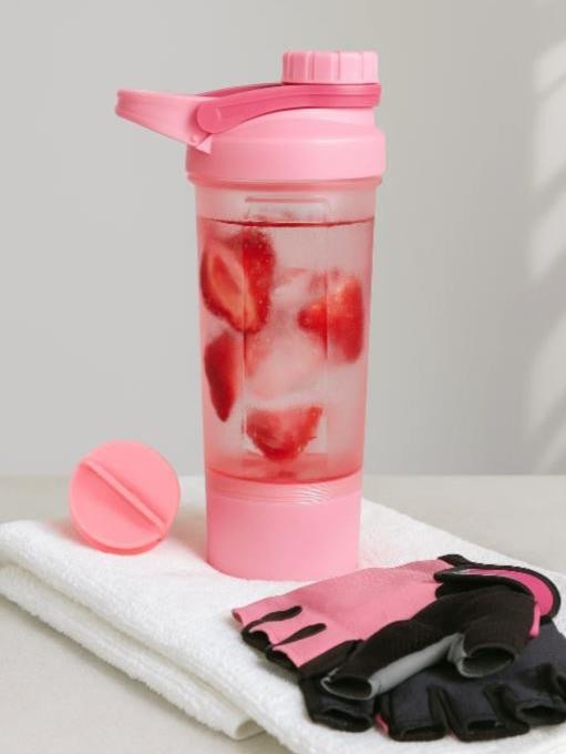 Спортивный шейкер &quot;Good day&quot;, pink (500 ml) 