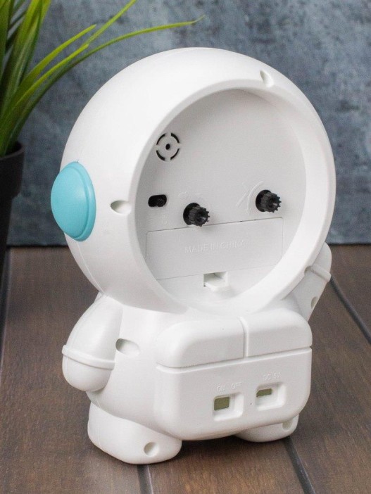 Часы-будильник «Cheerful cosmonaut», blue (14,5х11,5 см) 