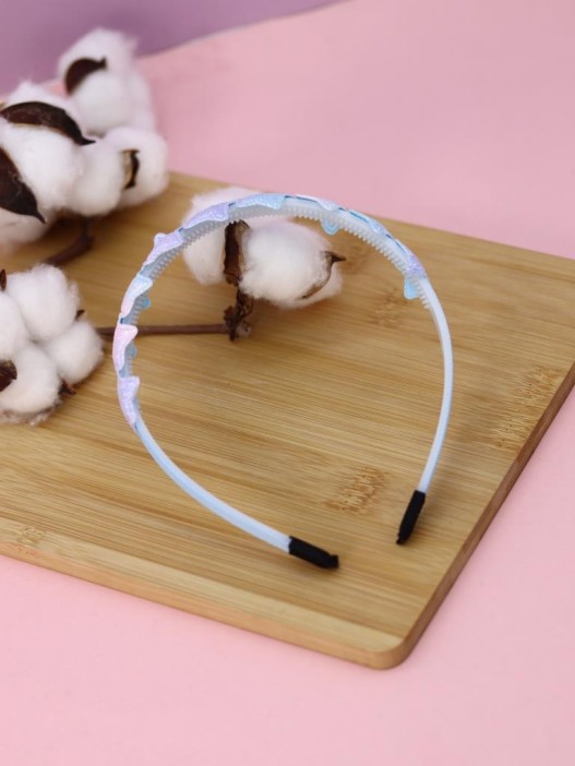 Ободок для волос GIRLY "Blue stars", blue 