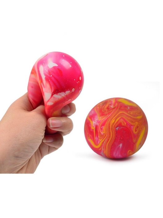 Мялка - антистресс «Paint ball», red 