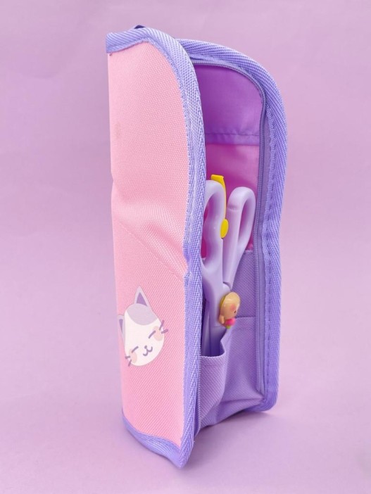 Пенал &quot;Forest friends&quot;, pink (22.7*9.2 см) 