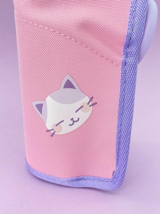 Пенал &quot;Forest friends&quot;, pink (22.7*9.2 см) 