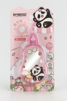 Корректор "Panda with a flower", 10м*5мм, pink