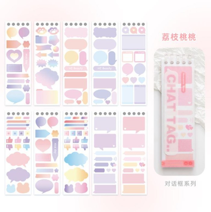 Набор стикеров &quot;Figures&quot;, pink 