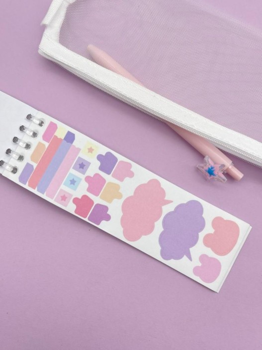 Набор стикеров &quot;Figures&quot;, pink 