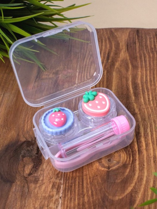 Контейнер для линз &quot;Fruits&quot;, strawberry 