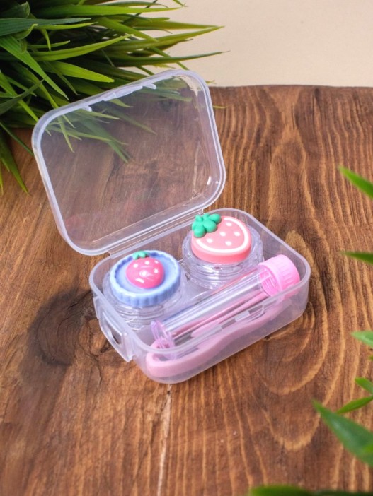 Контейнер для линз &quot;Fruits&quot;, strawberry 