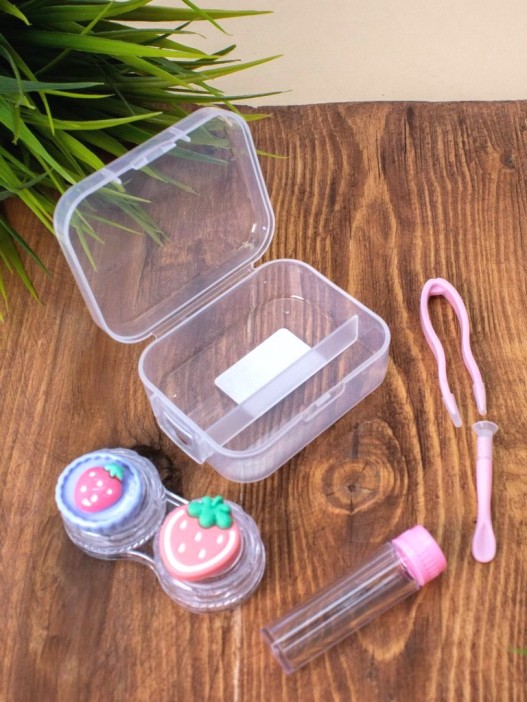 Контейнер для линз &quot;Fruits&quot;, strawberry 