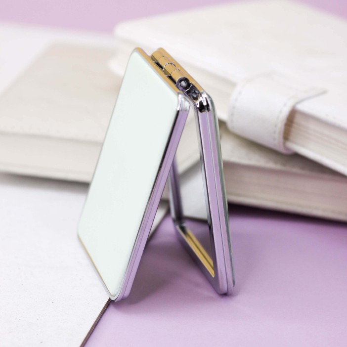 Зеркало-шейкер раскладное &quot;Sparkles avocado&quot; three (8*6 см) 