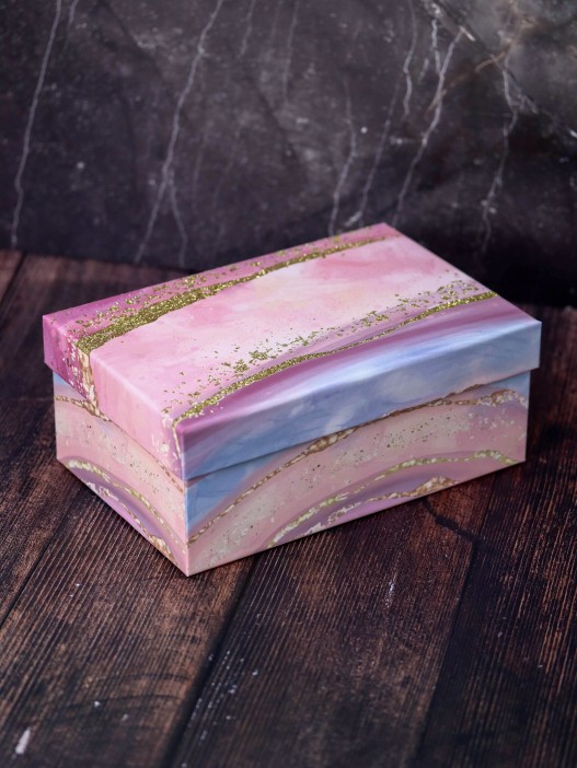 Набор подарочных коробок 3 в 1 «Amethyst», blue, 18*12*7-21*14*8.5-23*16*9.5 