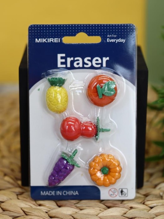 Ластики &quot;Vegetables&quot;, lemon, 5 шт. в наборе 