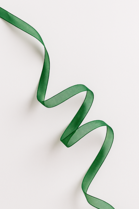Лента для декора и подарков &quot;Ribbon of magic&quot;, dark green (1,5 см*1 м) 