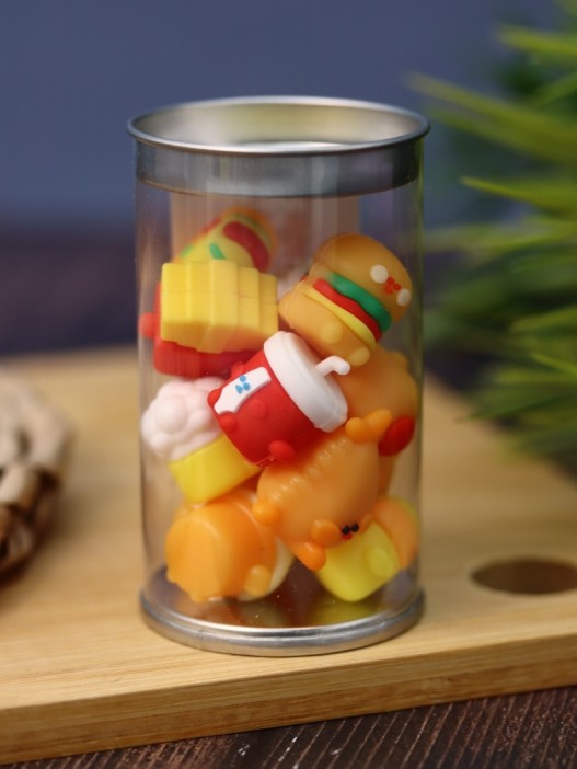 Набор ластиков &quot;Foodie burger&quot;, mix 