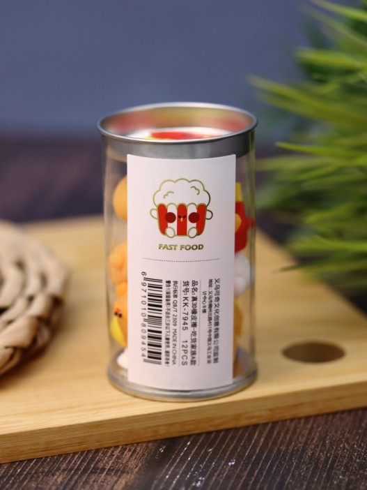 Набор ластиков &quot;Foodie burger&quot;, mix 