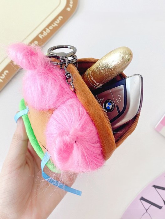 Плюшевый кошелек &quot;Potato family&quot;, brown-beige 