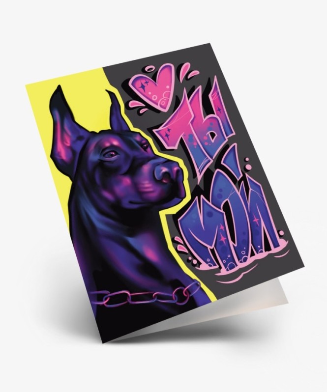 Набор двойных мини открыток 10 шт. &quot;Ты мой&quot;, 6.5*8см 