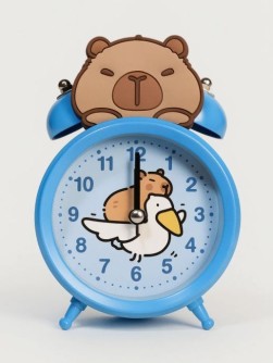 Часы-будильник «Capy moments», blue