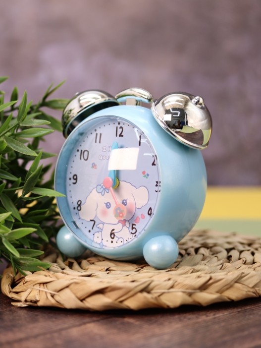 Часы-будильник «Chiming silver», blue (11,5х11,5 см) 