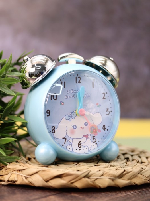 Часы-будильник «Chiming silver», blue (11,5х11,5 см) 